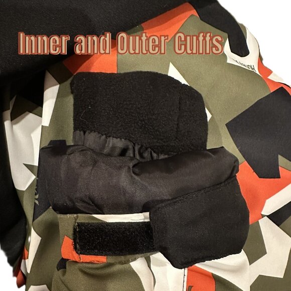 HURLEY Snow / Snowboarding Jacket Boys Youth size Large size 14/16 Camo block. - Picture 6 of 10